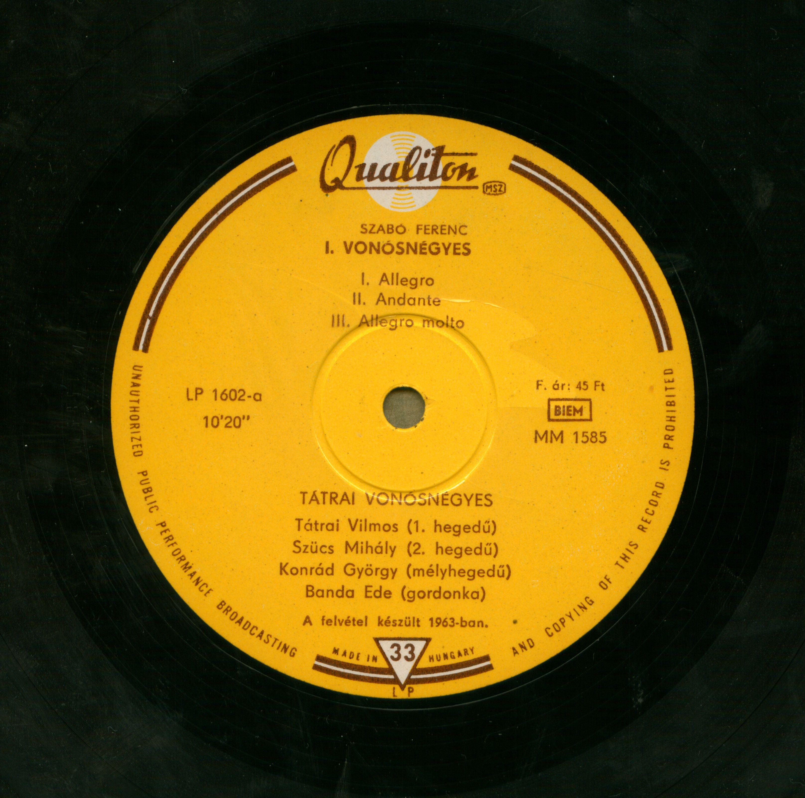 Felszabadult melódiák free Melodies